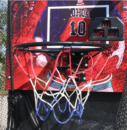 2-player Indoor Basketball Arcade Game Foldable Arcade Basketball Game Machine Electronic Street Basketball Arcade Game Machine