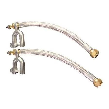 Auto Spare Parts 250mm Length Stainless Steel Braided Flexible Rubber Extension Valve Tire Valve Tire Repair Tools