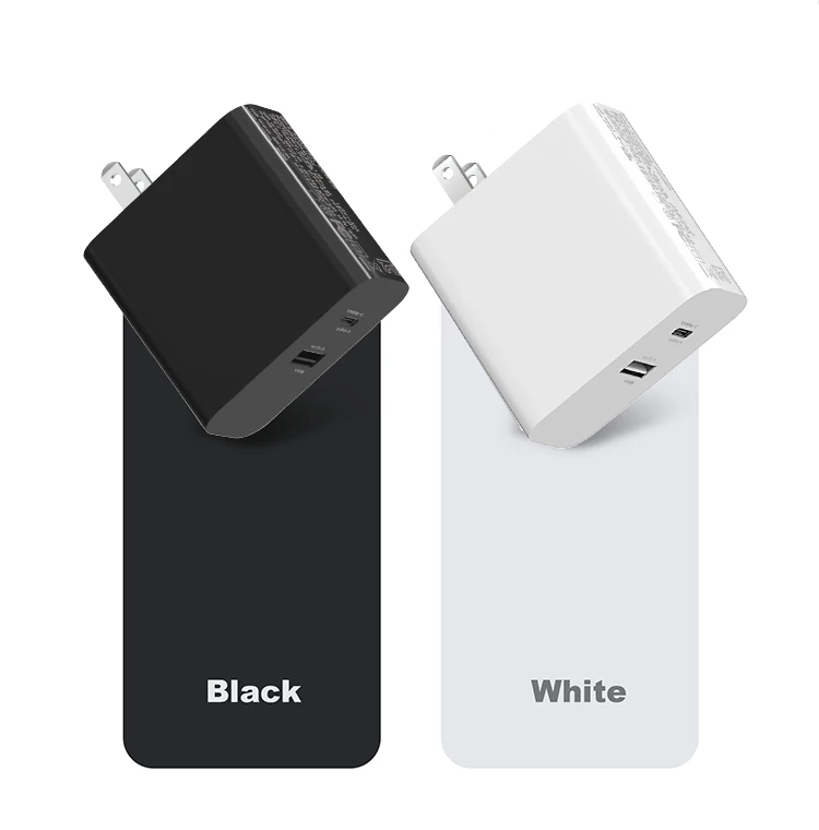 Smart charging usbc travel adapter usb type-c Gan PD QC fast 60w 45w charger for Huawei,iphone,samsung,xiaomi,vivo,oppo,laptop
