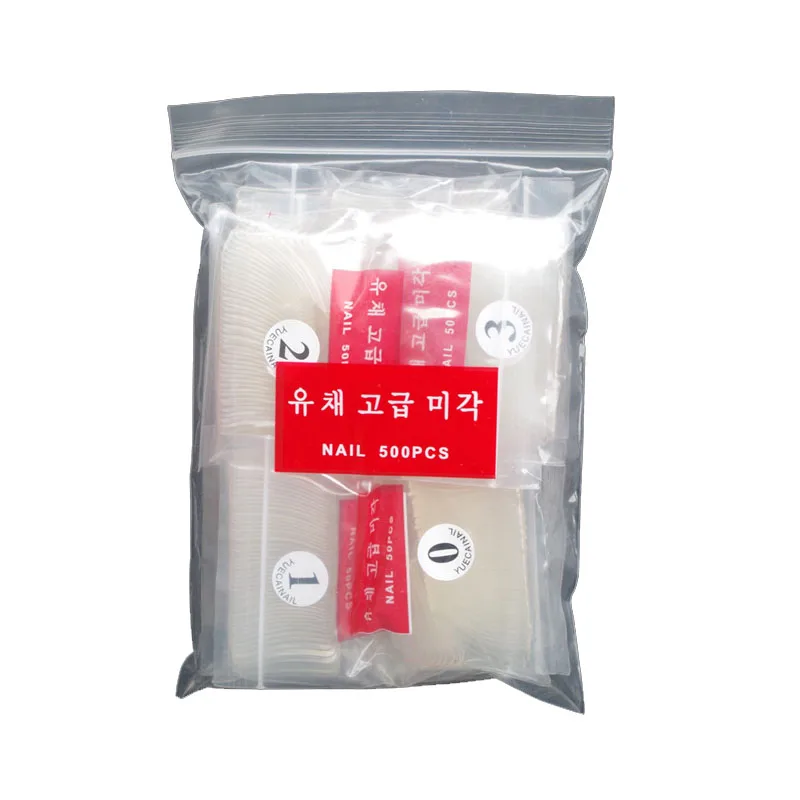 2022 New 500pcs/bag press on nails, fake nail press on, glitter press on nails for nail art