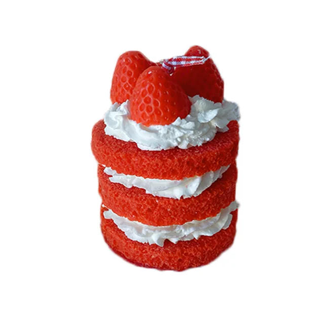 Горячая Распродажа красивые ароматизированные свечи в форме торта из натурального соевого воска для на день рождения свадьбу подарки роскошной