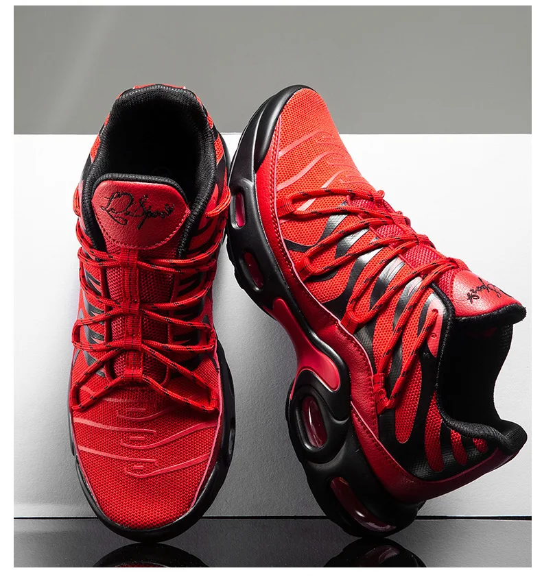 Trendy 2023 Air Cushioned Breathable Man Casual Male Shoes Running Platform Mens Designer Walking Shoes Sneakers for Men