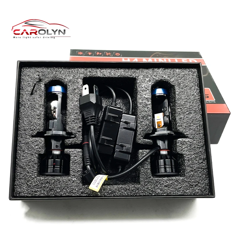 Carolyn Automobile 300 Watts 80000 Lumens C-P5 Led Projector h4 Head Light mini Head Light h1 Led Headlight Bulbs h11 Fan