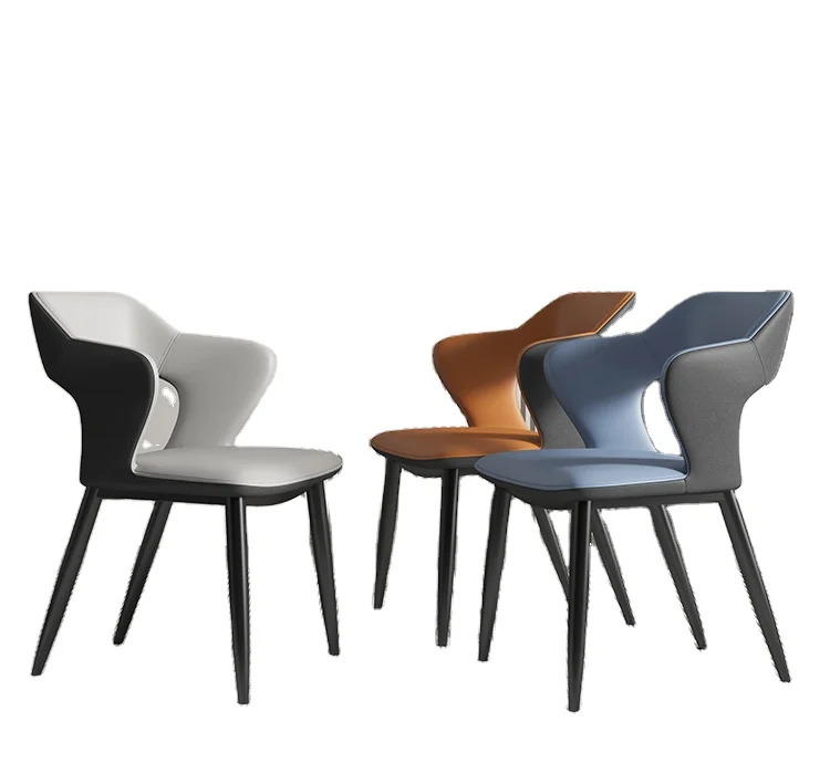 Fashion Italian Luxury Modern Elegant Chairs For Dining Table Dining Rooms Sets 6 Chairs For Home