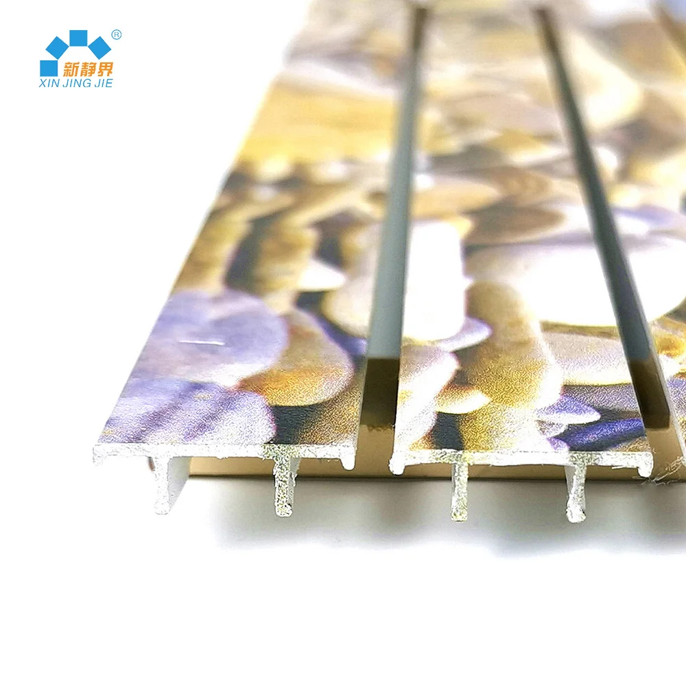 3d aluminum strip panel ceiling tiles acoustic panels background wall