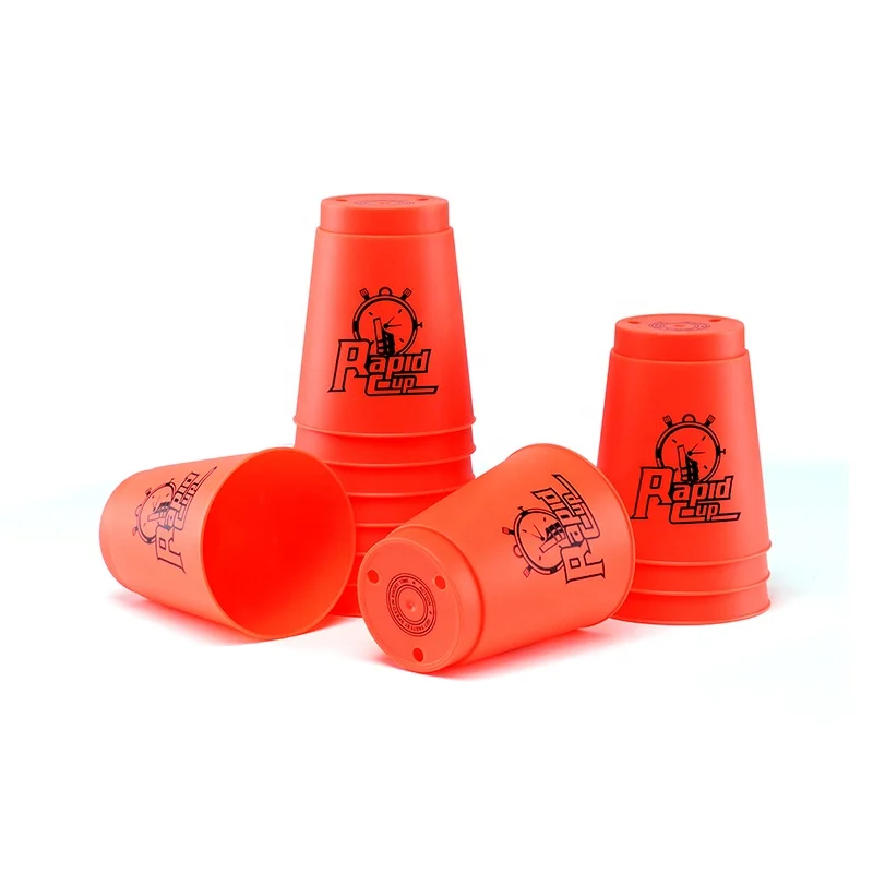 Plastic 12 Pack Quick Stack Cups Speed Training Stacking Game For Challenge Competition Travel Party