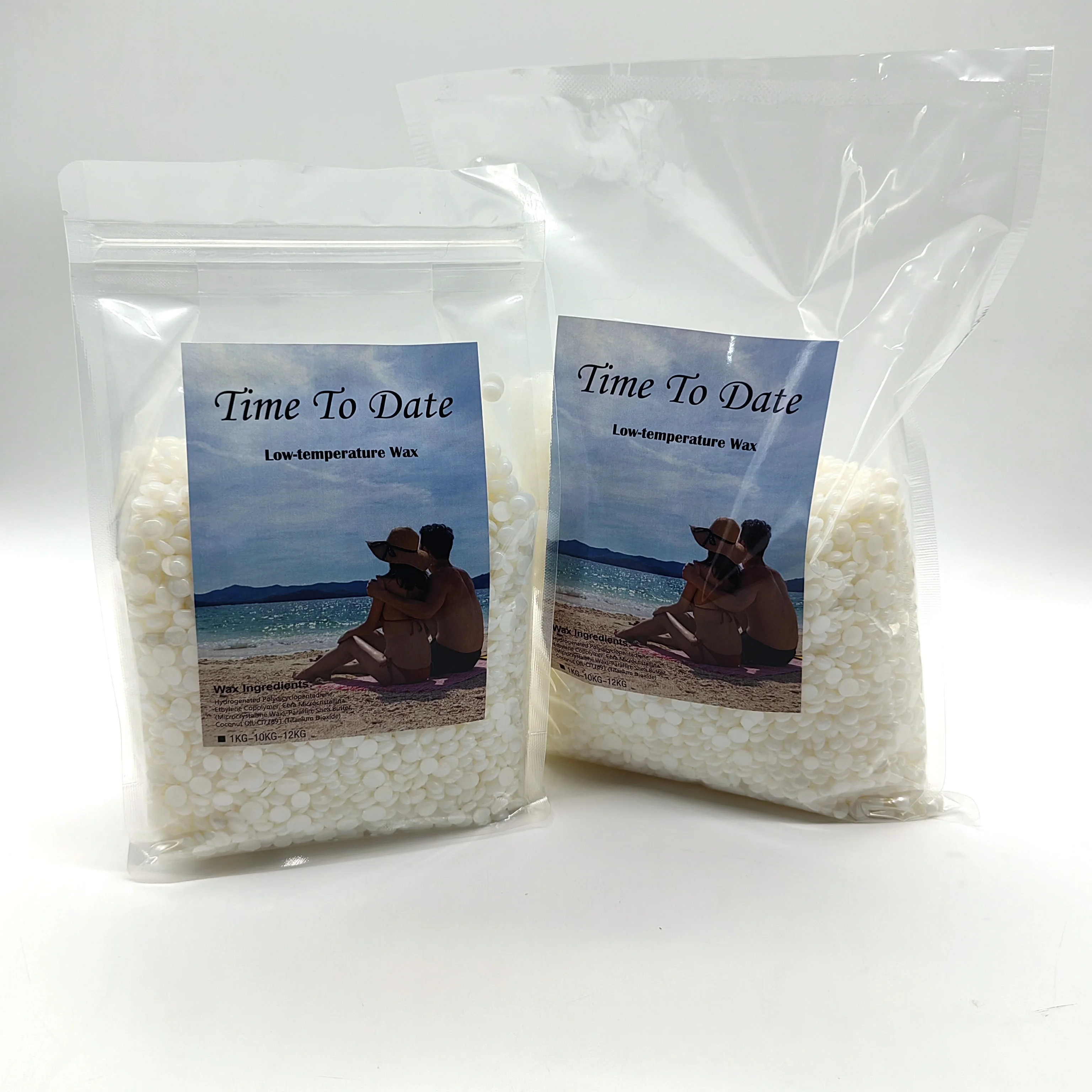 1kg low melting point crystal strong viscosity elasticity paperless rosin-free Hypoallergenic Hard Wax Beads For Sensitive Skin