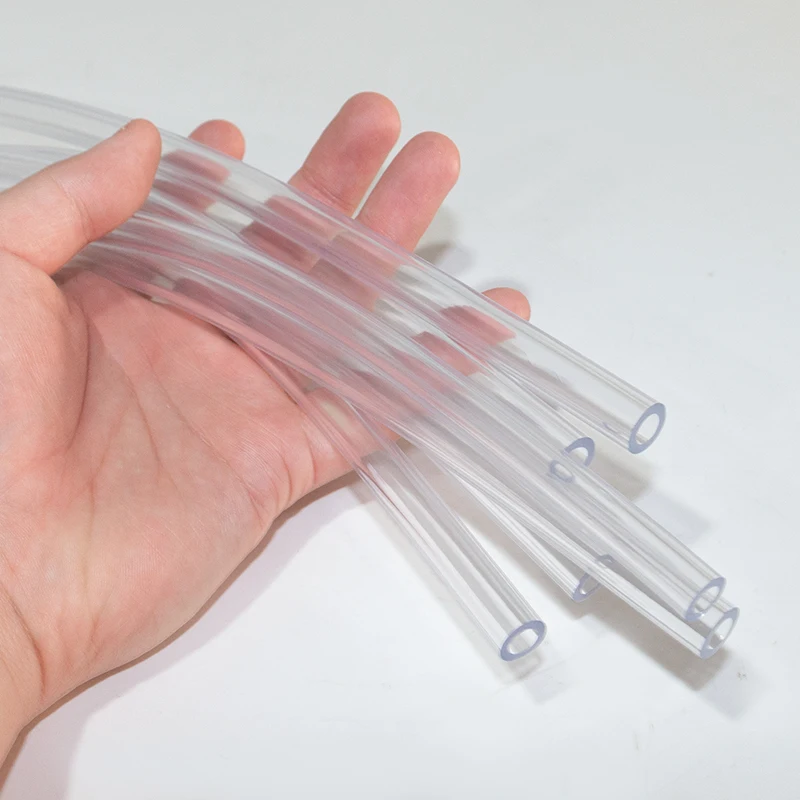 PVC transparent pipe round pipe small diameter transparent pipe manufacturers customised