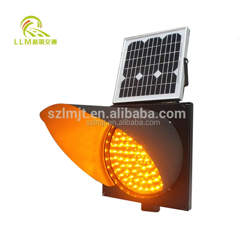 Hot Selling Solar Powered Warning Sign LED Traffic Warning Lights for Traffic Safety