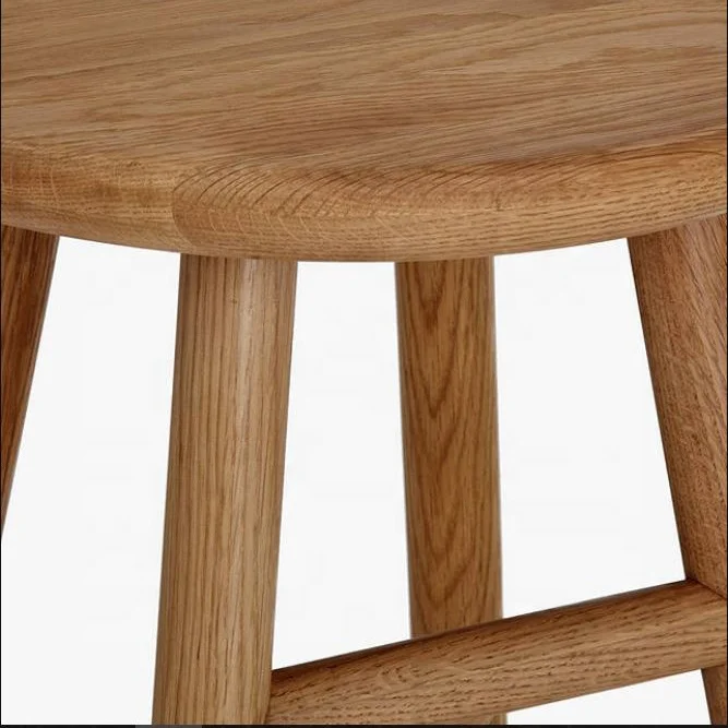 made in vietnam unique design back chair wood seat bar furniture