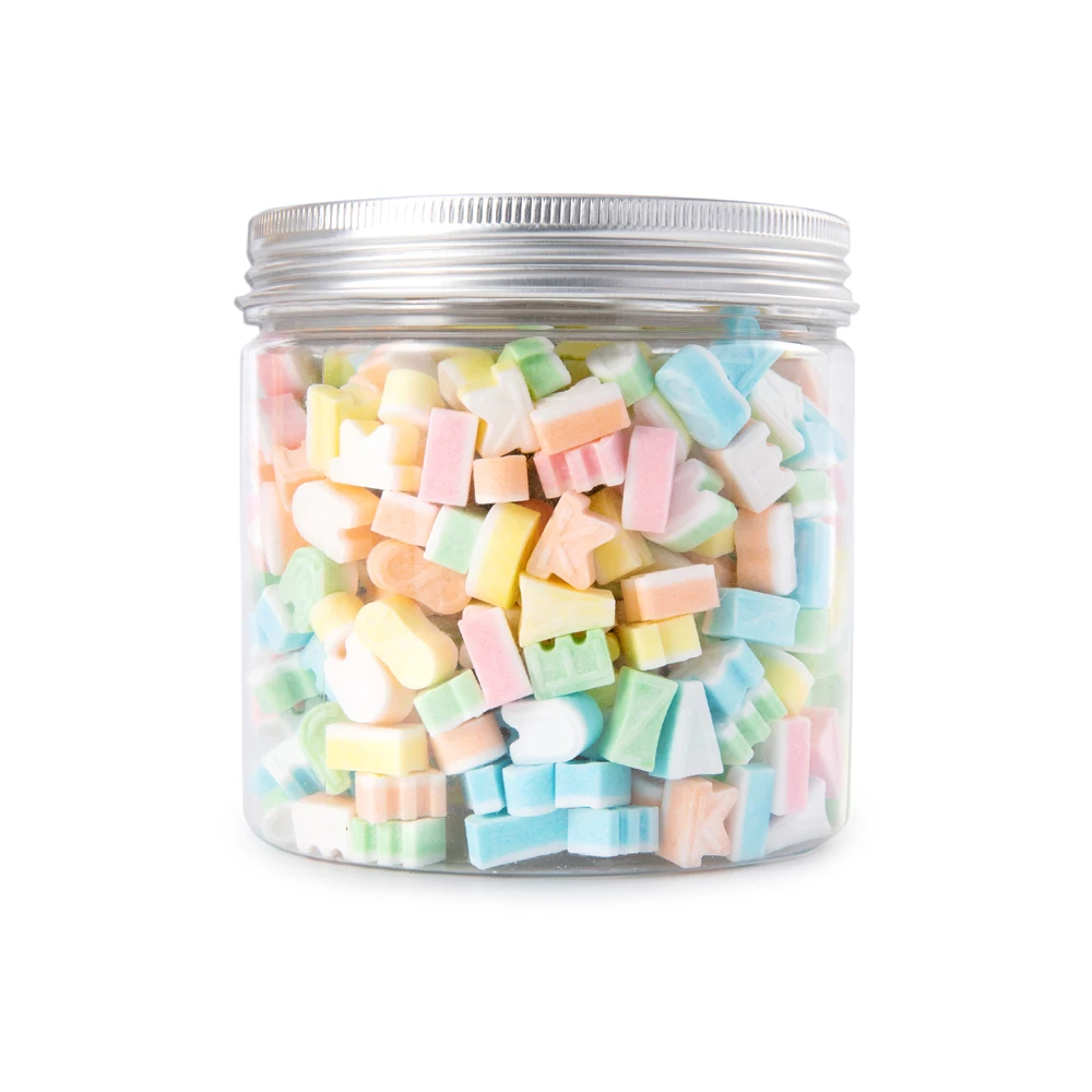 Party Wholesale Baking Decoration Double Letter Shaped Hard Candy 250g Can Be Eaten Directly Light-colored Tablet Candy