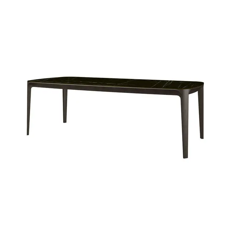 Deluxe Rectangular Large Size Furniture Dining Table Design MDF Dining Table