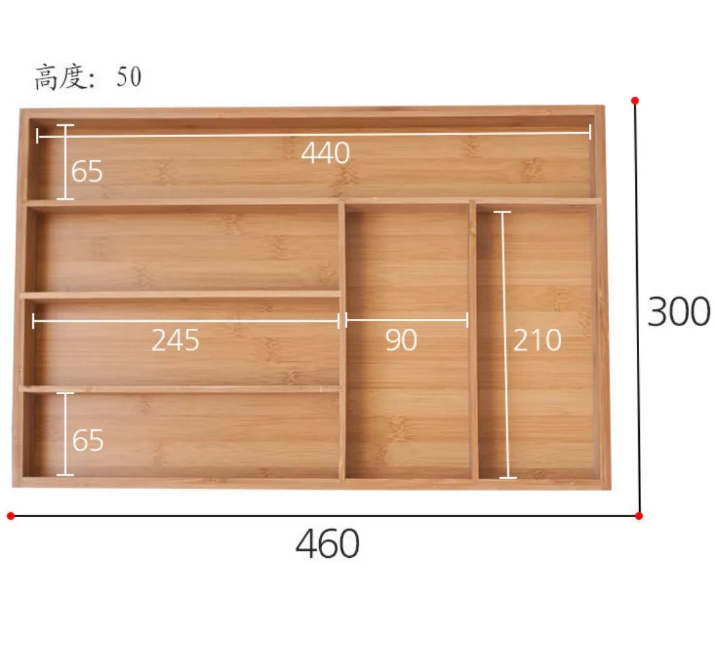
Best seller bamboo expandable drawer organizer dividers bamboo drawer 