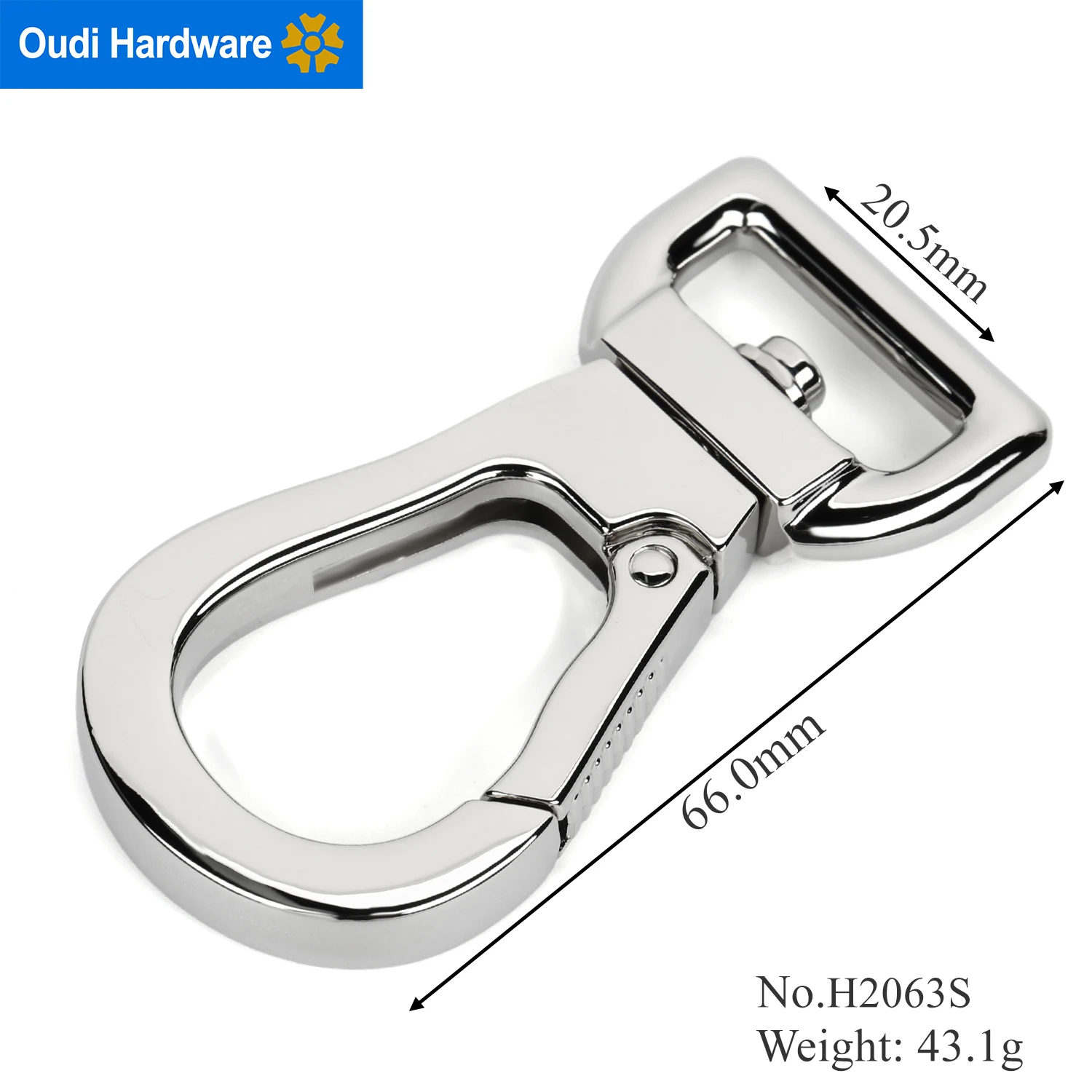 Zinc Alloy Dog Leash Swivel Carabiner Hook Clip Dog Swivel Hook Trigger Snap Hook With Eye