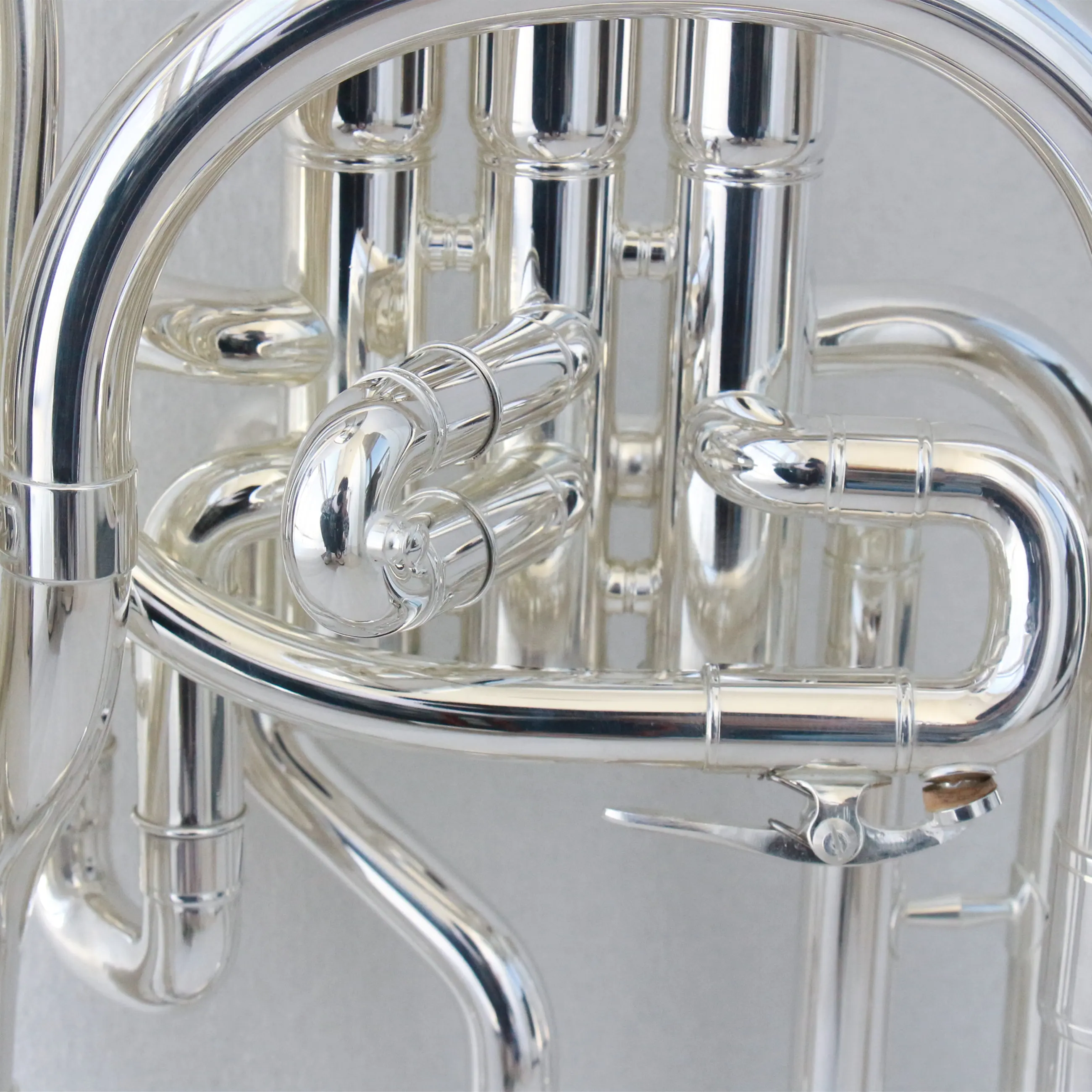 Good quality professional marching alto horn brass body silver plated alto horn instruments