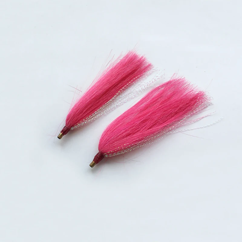 Fishing Bucktail Teaser Lures Saltwater Fishing Cod Tail Hair Teaser