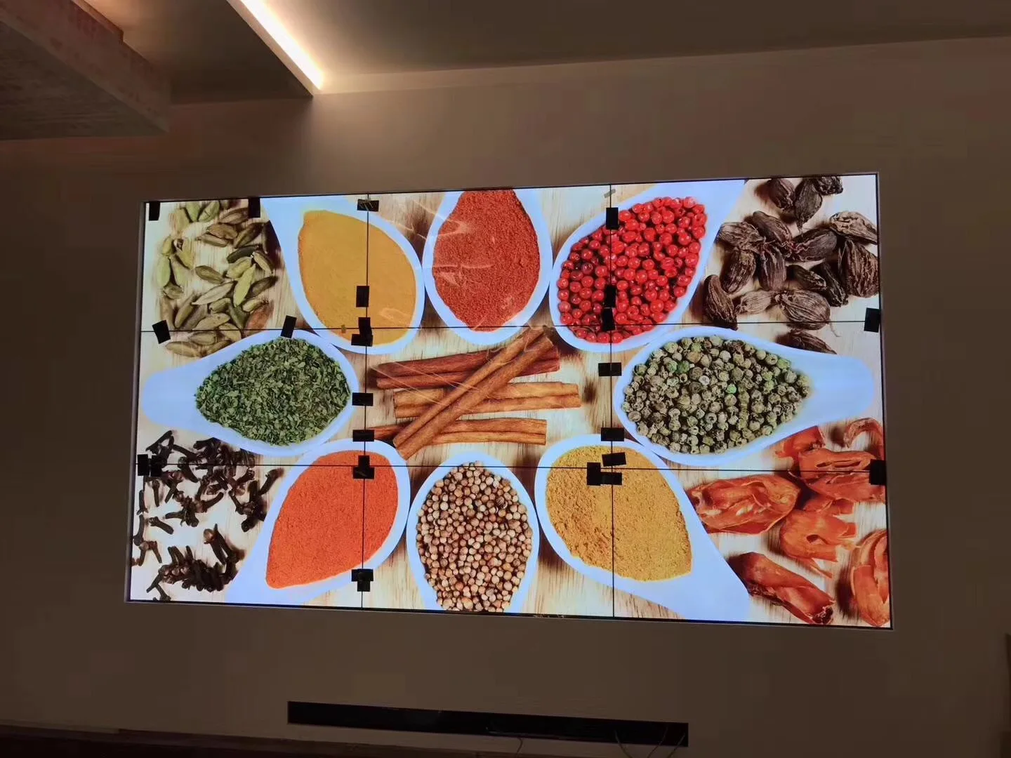 Manufacturer 3X3 Indoor Smart Frameless TV for exhibition lcd video Wall Display screen Advertising marketing wall panels