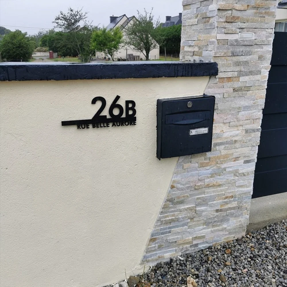 Metal House Number Signs Outdoor Address Street Number Address Numbers for House