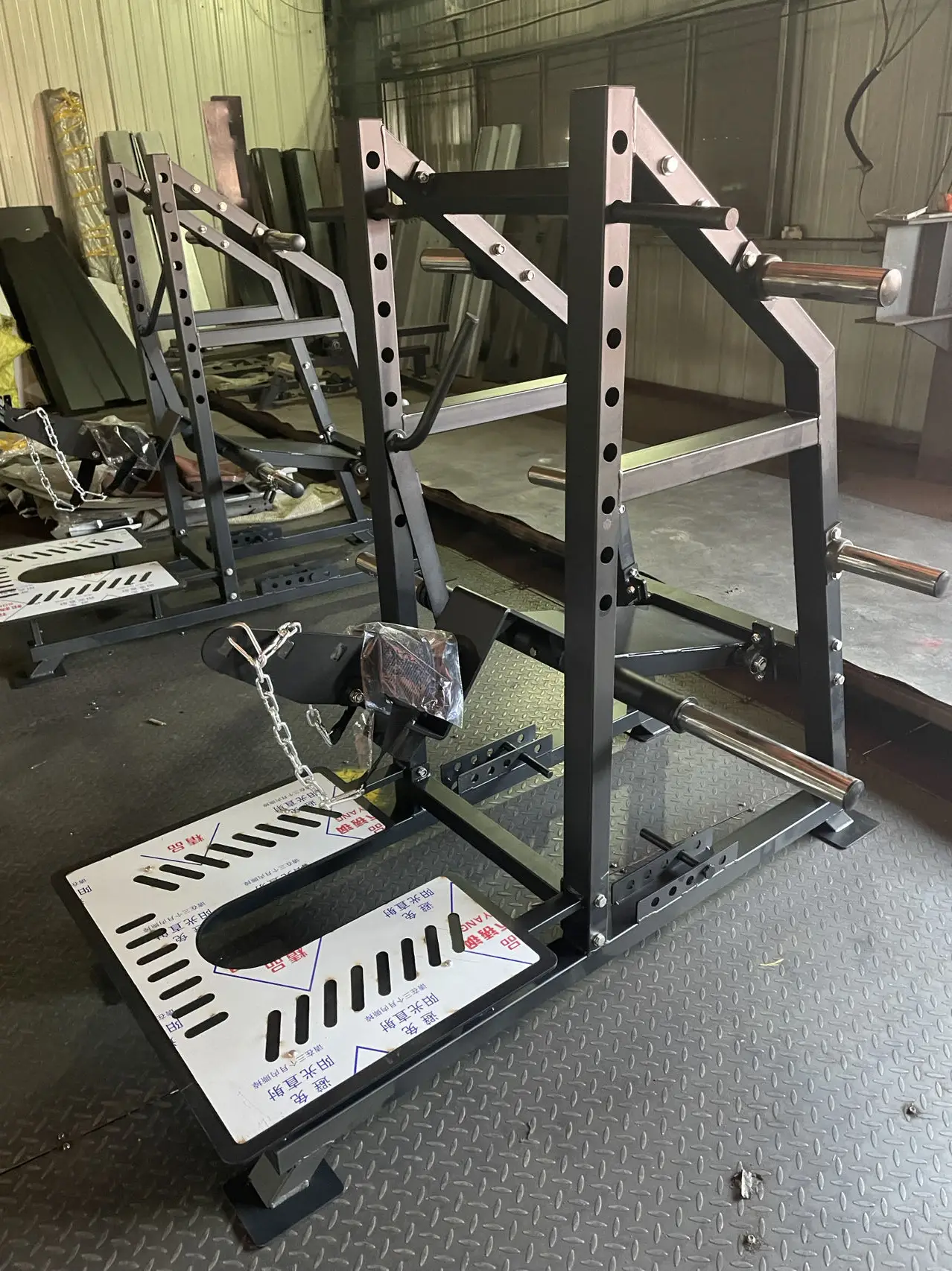 gym equipment commercial plate loaded machines belt squat machine