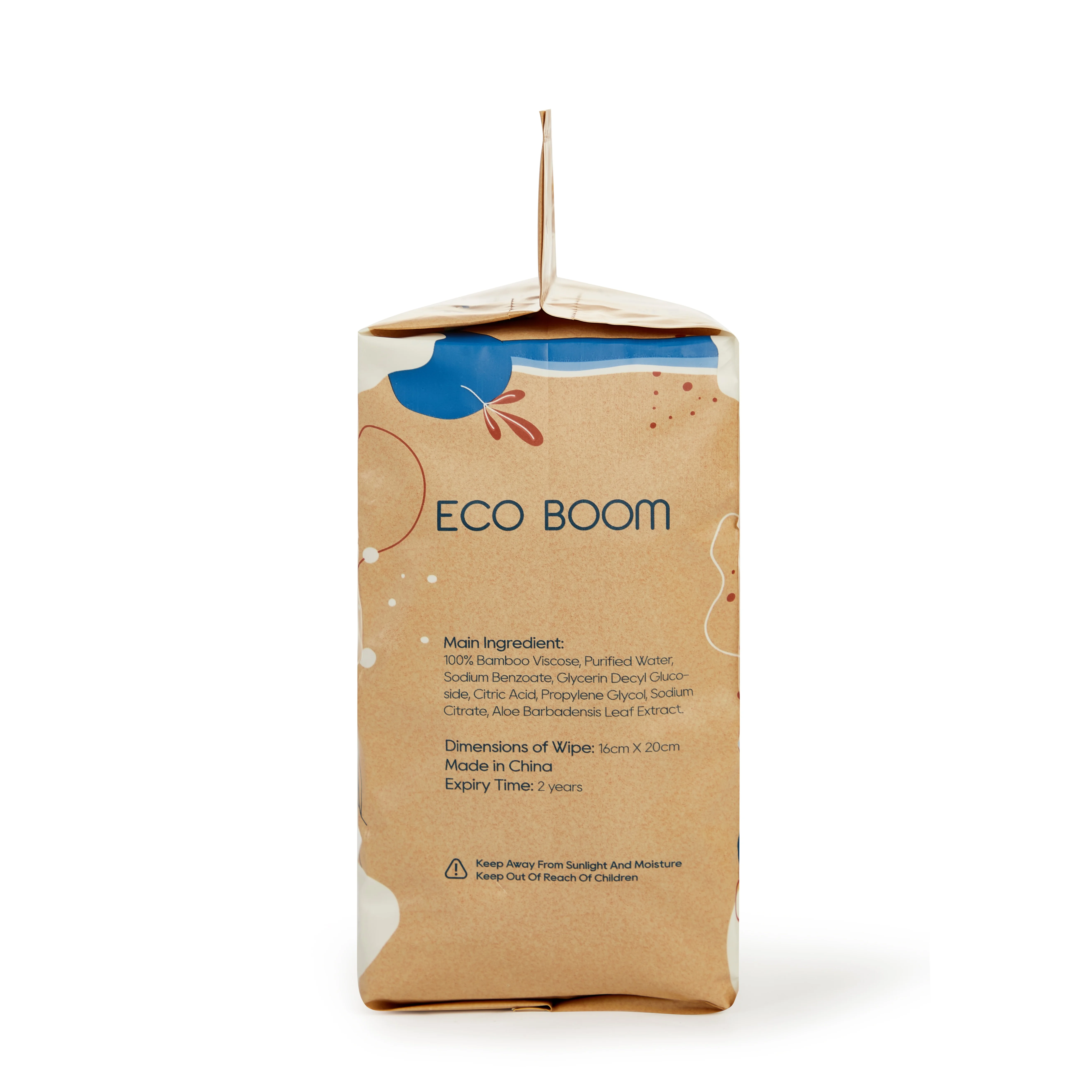 BOOM friendly eco ecological ecologic training business nature baby cotton wet tissue wipe