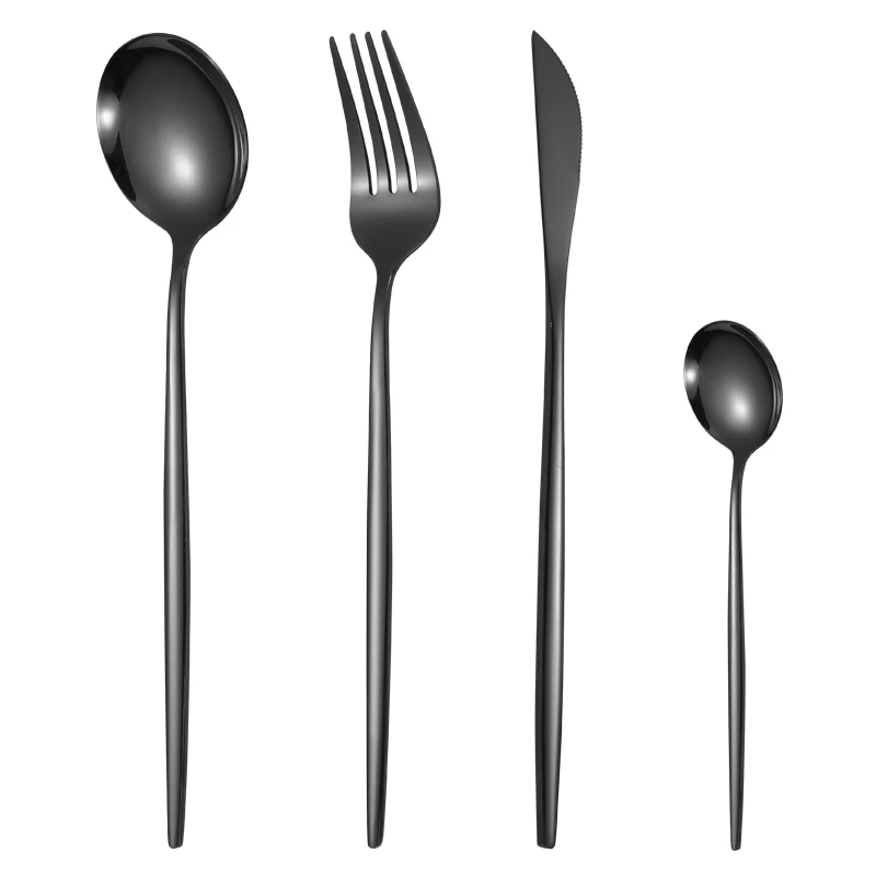 wholesalers cutlery hot selling cheap Portugal 410 stainless steels bulk knife fork spoon flatware set