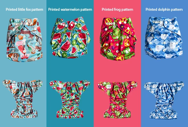 High Quality Washable baby diapers organic bamboo nappy breathable Adjustable Snap Pocket Cloth Diapers all in one with insert