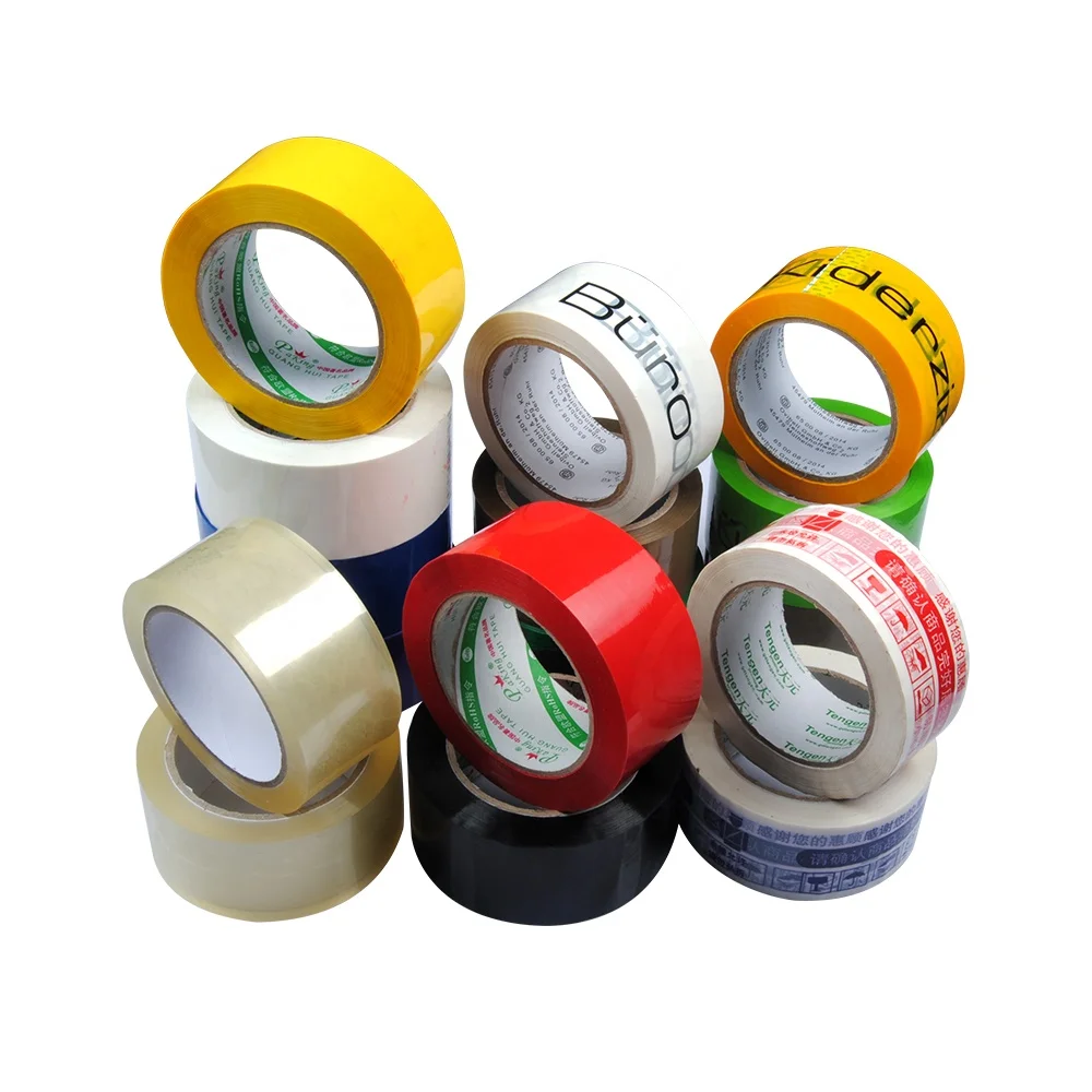 Custom Logo Printed BOPP Packing Tapes Adhesive Tape High Quality Waterproof Acrylic Hot Melt Offer Printing Carton Sealing