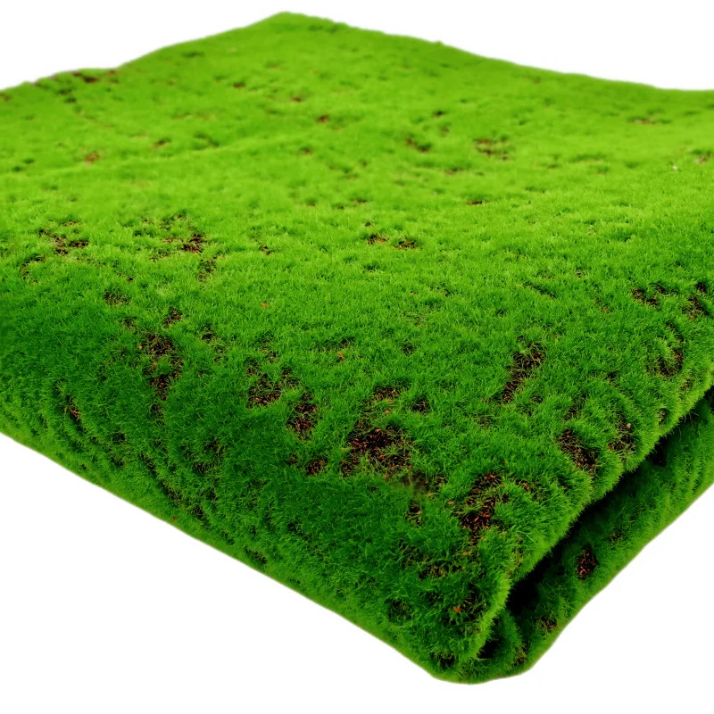 Wholesale Artificial Moss Carpet Indoor Decoration Plastic Synthetic Putting Green Artificial Turf Moss Mat