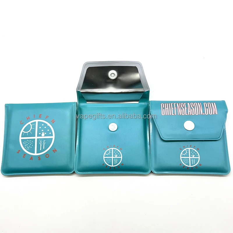 Wholesale Plastic Ashtray Portable Recyclable Travel Carry Hand Ashtray Foil Eva Cigarette Bulk Pocket Ashtray