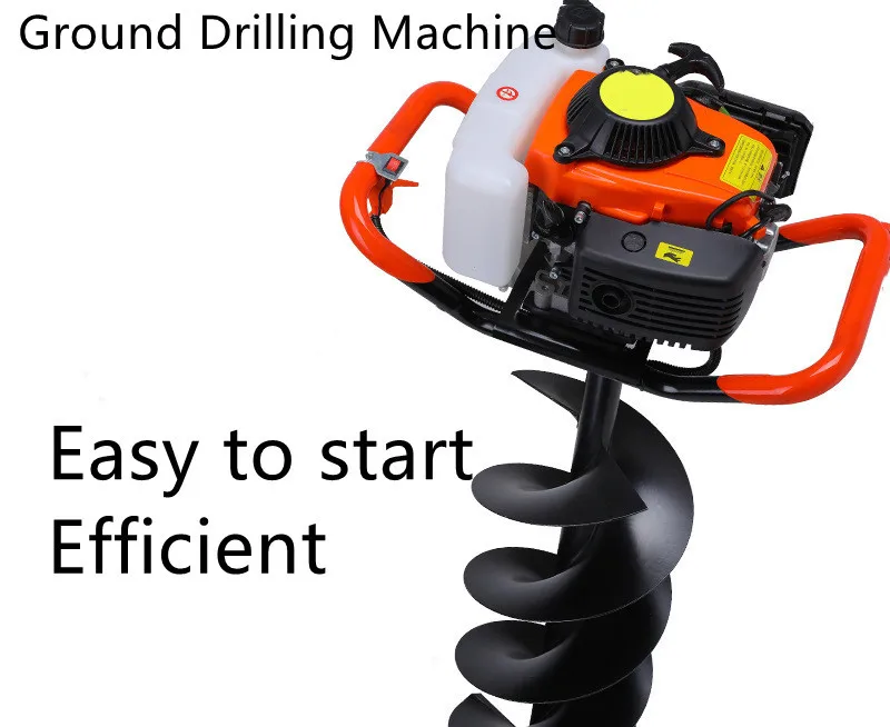 High Quality Petrol Ground Drill Earth Auger For Plant Trees
