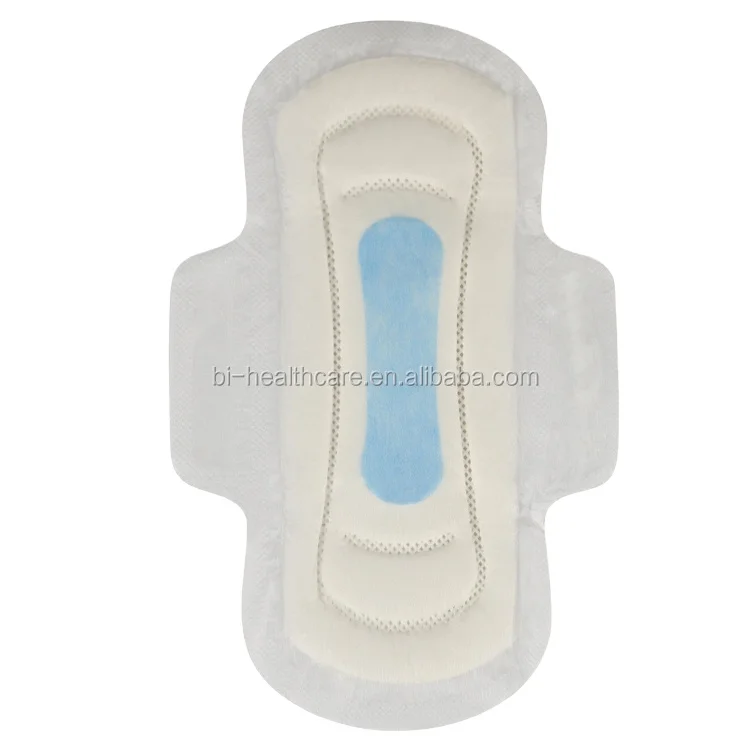 Natural Soft Cotton Menstrual Biodegradable Lady Pad Sanitary Napkin