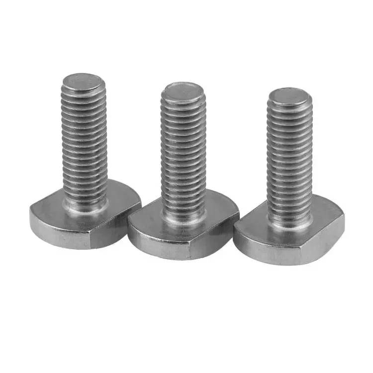 SS304 SS316 DIN21346 Stainless Steel304/316 Square Head Bolts T shape bolt