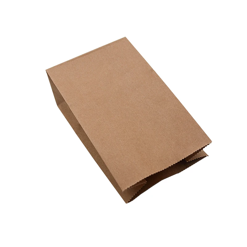 Cheap Food Wrapping Carry Bags for Vegetables Brown White Kraft Paper China Food Package Customized Dairy Products Packaging