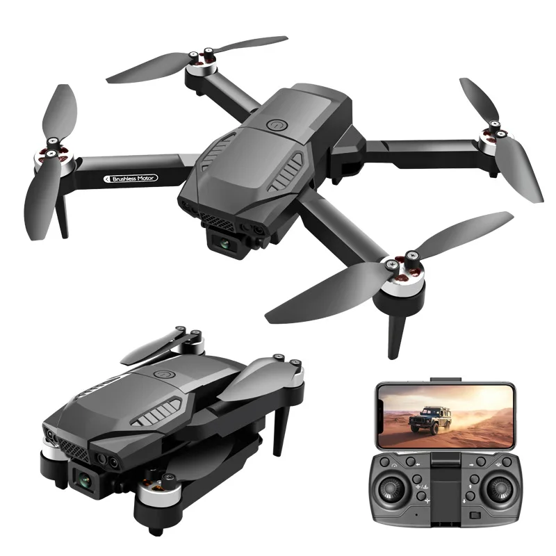 F198 Drone 4K Mini Brushless Motor WIFI FPV Drone HD Dual Camera Professional Obstacle Avoidance Foldable Quadcopter toy drone