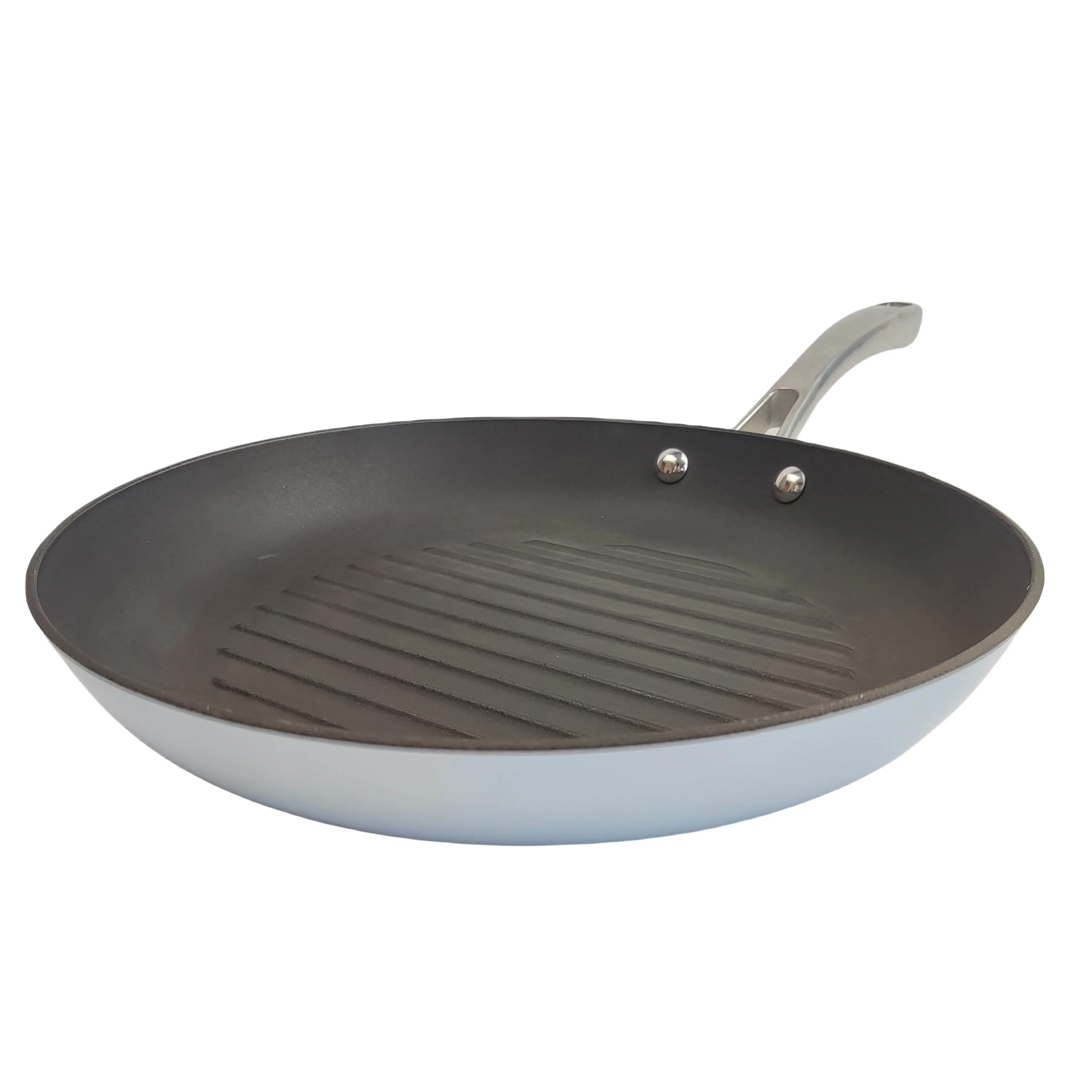 Lightweight Iron Frying Pan Non Stick Die Casting Frying Pans With Stainless Steel Handle