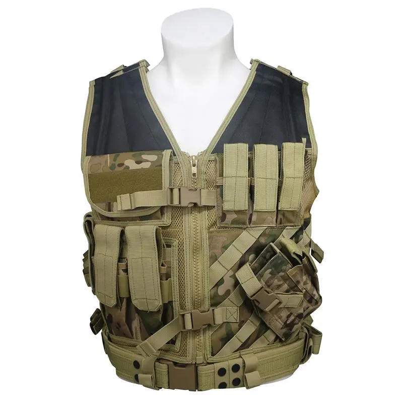 Adjustable gilet tactique Molle Plate Carrier gilet tactique Army Training Tactical Vest