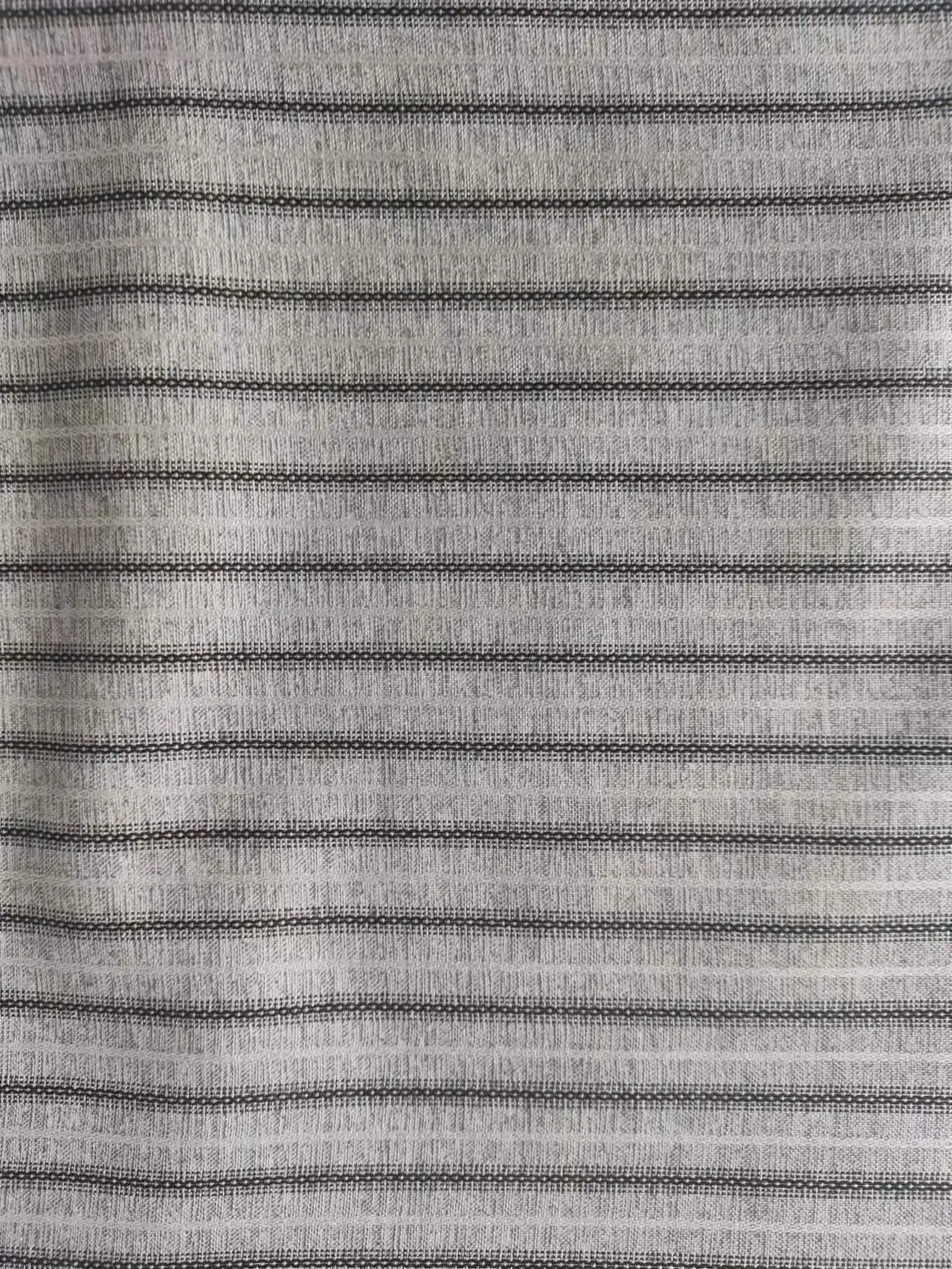 New Design Soft Hand Fee T/R Blended Yarn Dyed Jacquard Fabric for Overcoat Garment