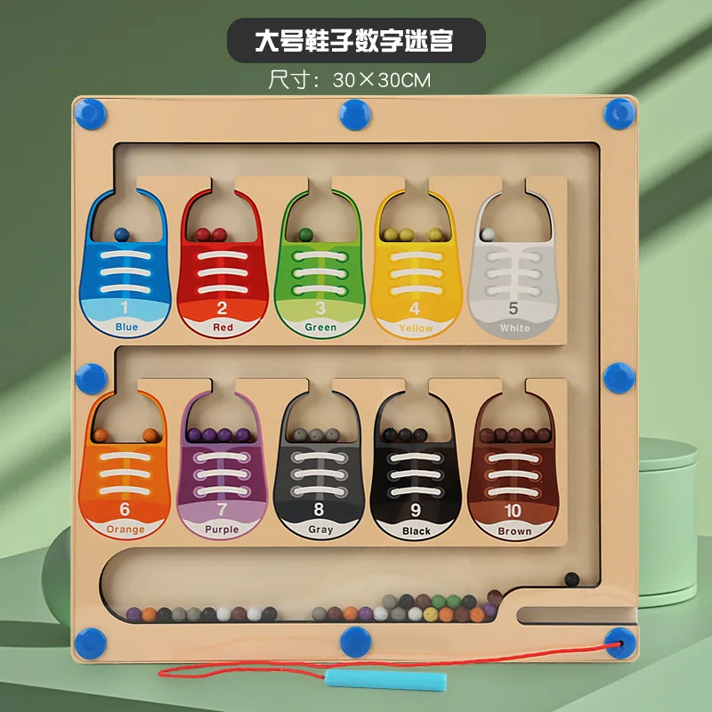 Montessori Wooden Balance Puzzle Toy Wooden Star And Moon Educational Stacking Balancing Games toy for kids