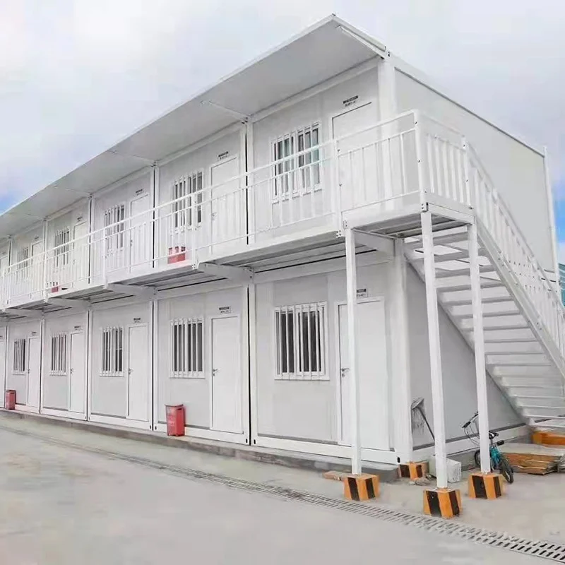 Fast install modular houses tiny home container houses Steel Structure Prefabricated Luxury villa Two Storey prefab house steel