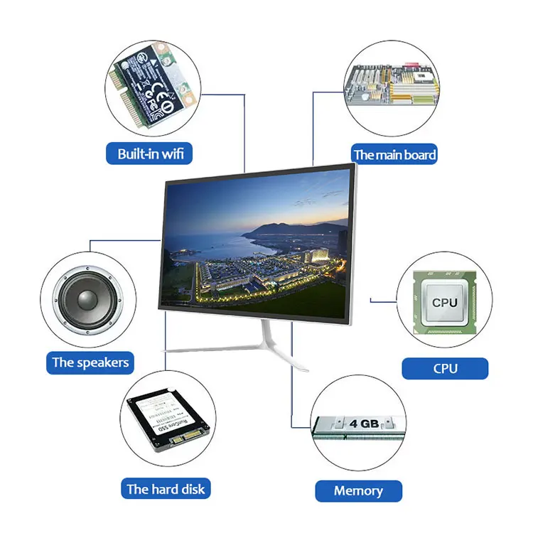 NZPAL OEM Brand Desktop Computer Core I5 I7 All In One Computers From China Factory