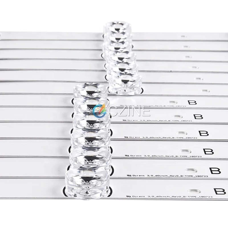 LCD TV backlight universal 32 inch-120 inch 2W3V6V concave-convex mirror lamp beads universal modified LED light bar