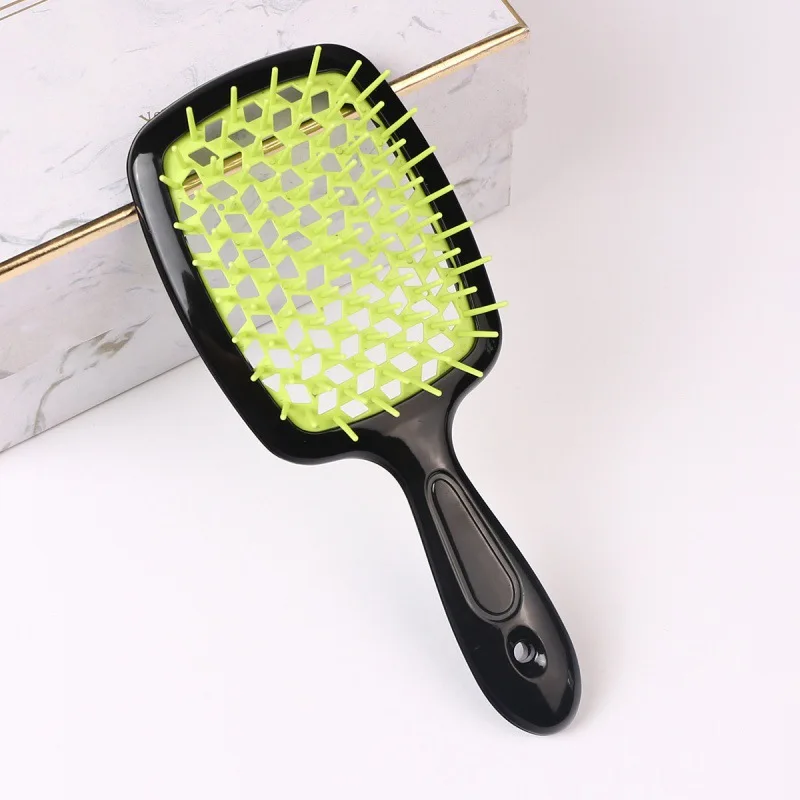 Global Best-Seller Custom Logo And Color Hollow Square Hollow Hair Brush For Long Hair Use