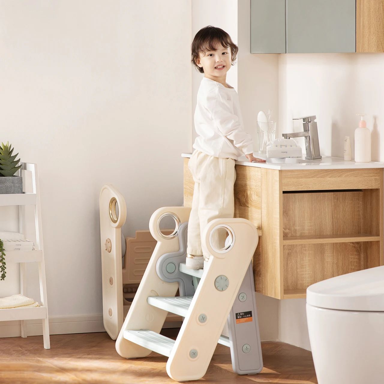 Foldable Baby Step Stool Kitchen Small Step Ladder Bathroom Folding Stools