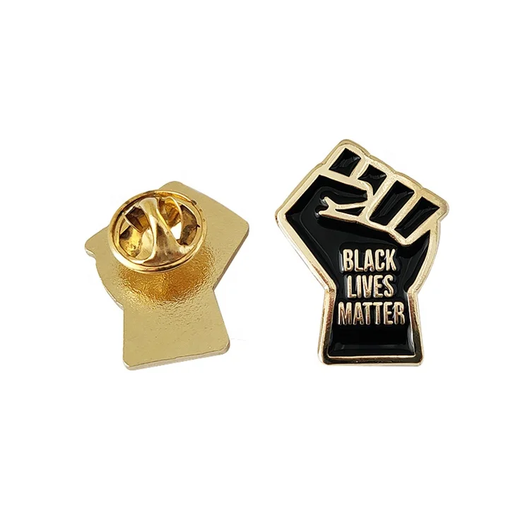 
New design womens black lives matter yard sign short set enamel pins 