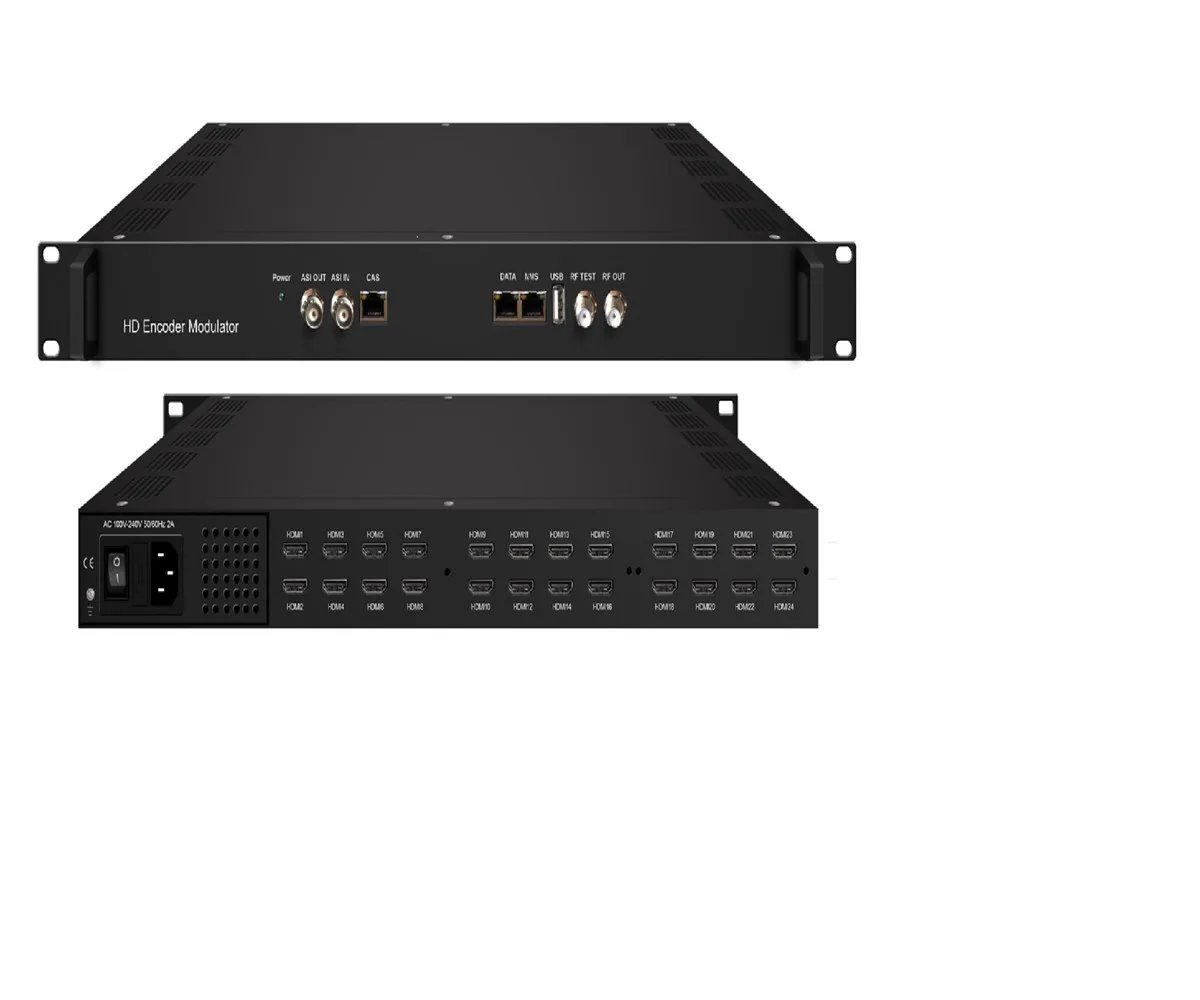 Модулятор кодировщика для телевизионной трансляции 16 HDMI в DVB-T