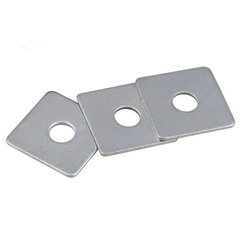 High Quality Square Steel Flat Washer Zinc Finish DIN Standard Bonded Countersunk Wedge External Tooth Available Metal Aluminium