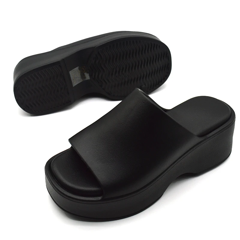 2024 pillow slipper cushioned thick sole  Wholesale Cheap indoor slippers platform home slippers