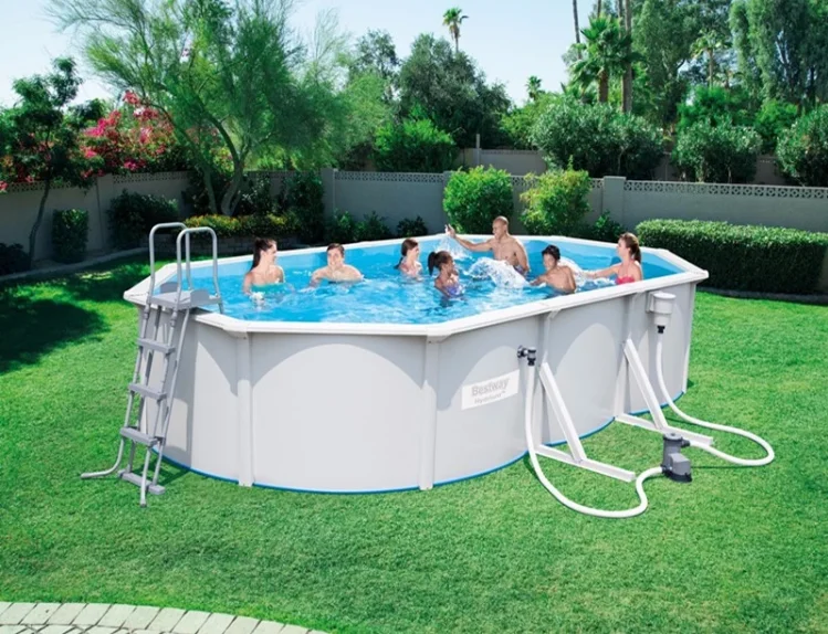 Bestway 56671 Rectangular Bracket Pool Set frame swimming pool
