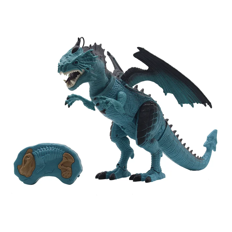 Electronic Toys Walking Dragon with LED Light Up Roaring and Spraying, Realistic T-Rex Dinosaur Toys