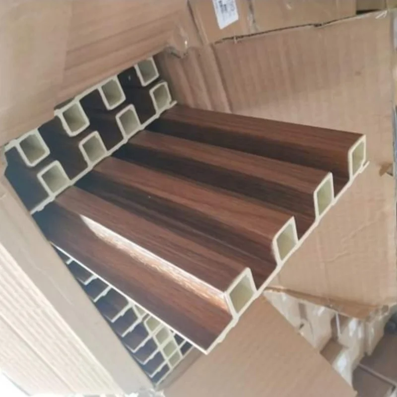 BAIJIN Factory Wholesale Waterproof House Decoration Interior 3D WPC Fluted Panel Wall Indoor Wall Cladding